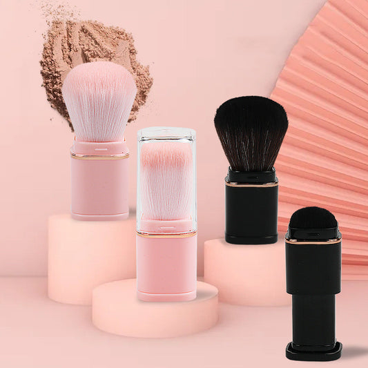 Head Portable Retractable Makeup Brush
