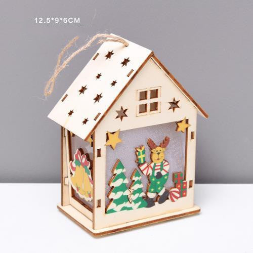 Luminous Christmas Decorations Wood With Lights