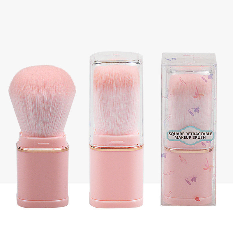 Head Portable Retractable Makeup Brush