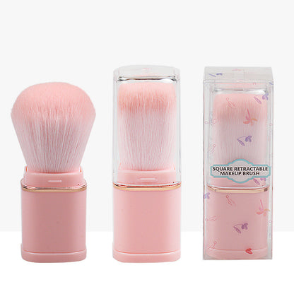 Head Portable Retractable Makeup Brush