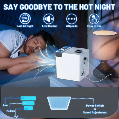 Mini Portable Air Conditioner Cooling for Bedroom