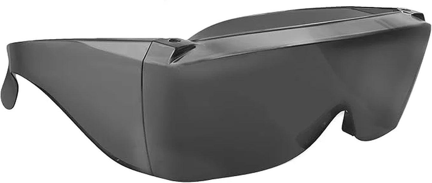 Extra Large Dark Lens Fit over Rx Glasses Adult Safety Sunglasses Men Women