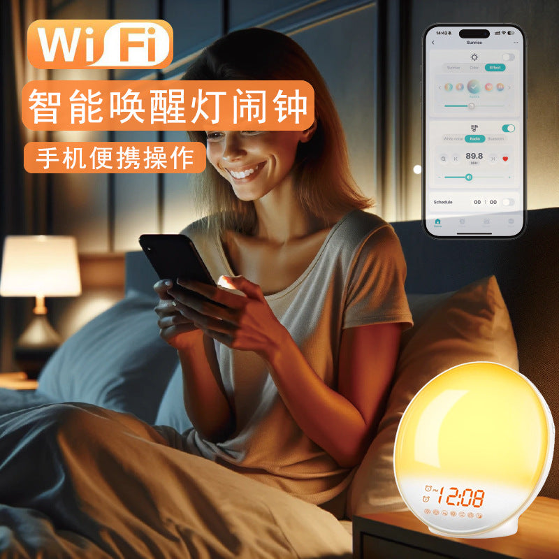Smart Sunrise Wake-up Light Alarm