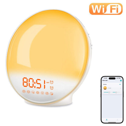Smart Sunrise Wake-up Light Alarm