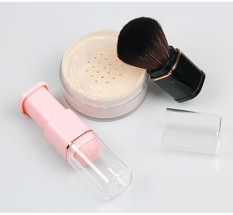 Head Portable Retractable Makeup Brush