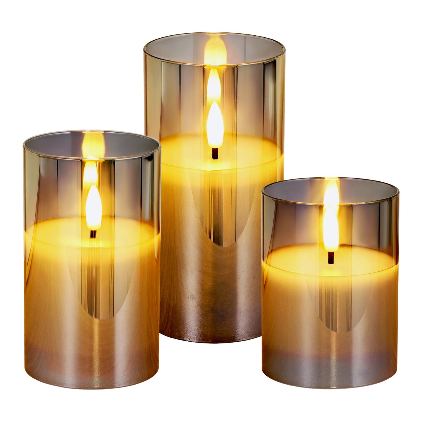 3-Pack Remote Flameless LED Candles