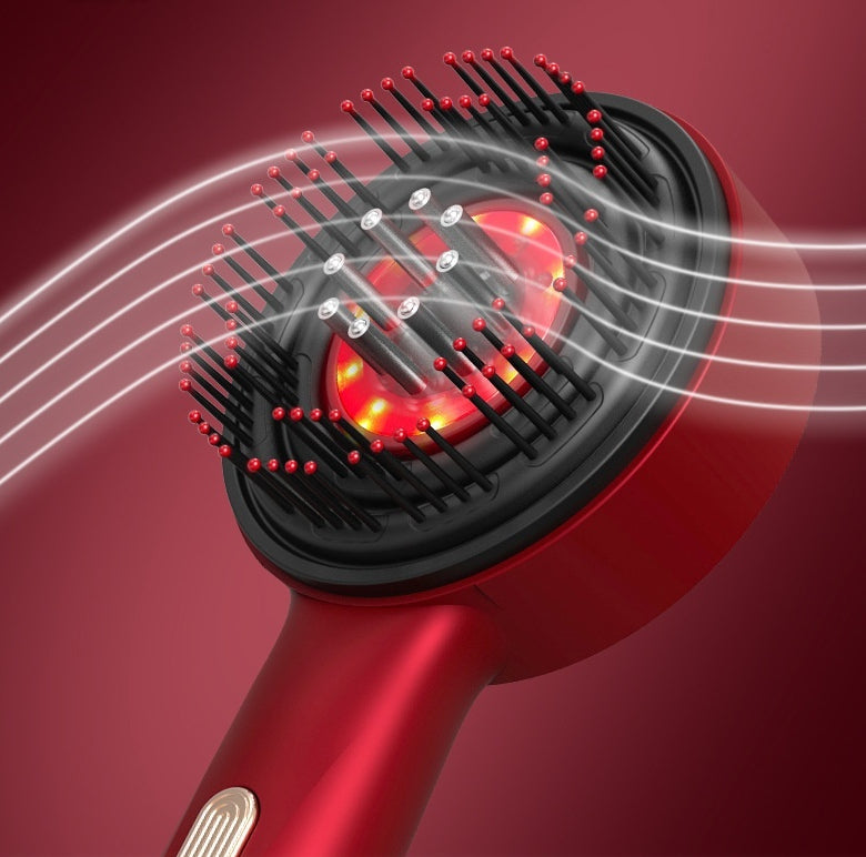 Electric Red-Light Therapy Hairbrush
