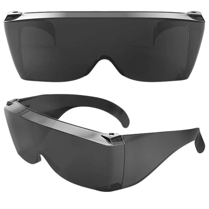 Extra Large Dark Lens Fit over Rx Glasses Adult Safety Sunglasses Men Women
