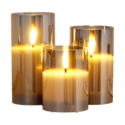3-Pack Remote Flameless LED Candles
